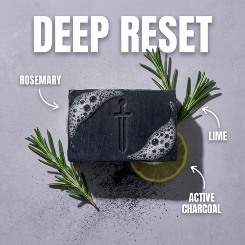 Charcoal, Lime & Rosemary Deep Reset - Forge Bar No. 03
