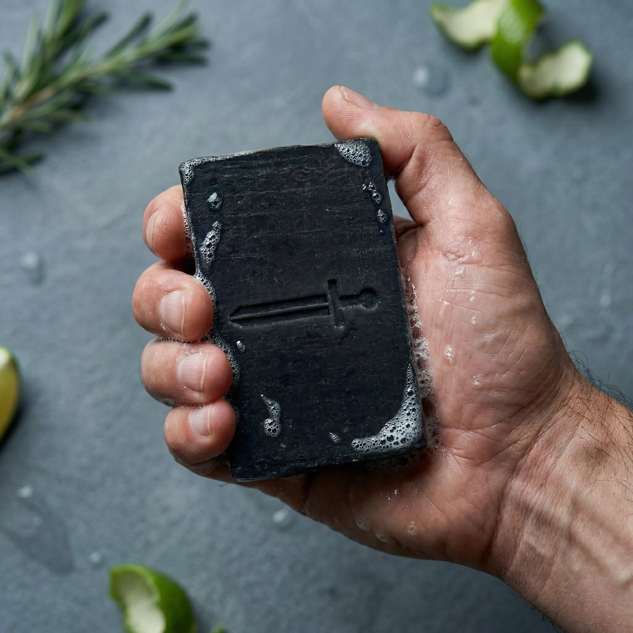 Charcoal, Lime & Rosemary Deep Reset - Forge Bar No. 03